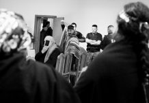Facundo Jones Huala Mapuche foto Roxana Sposaro juicio extradición Esquel Chubut